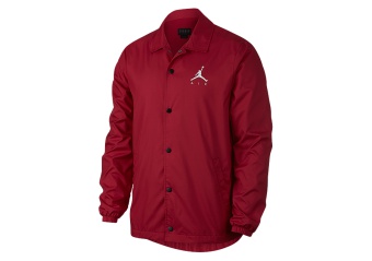 NIKE AIR JORDAN SPORTSWEAR JUMPMAN COACH'S JACKET GYM RED