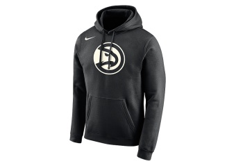 NIKE NBA ATLANTA HAWKS LOGO HOODIE BLACK