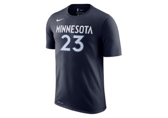 NIKE NBA MINNESOTA TIMBERWOLVES JIMMY BUTLER DRY TEE COLLEGE NAVY