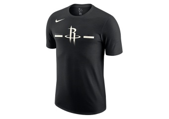 NIKE NBA HOUSTON ROCKETS LOGO DRY TEE BLACK