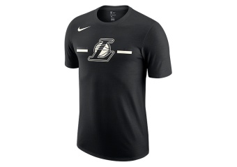 NIKE NBA LOS ANGELES LAKERS LOGO DRY TEE BLACK