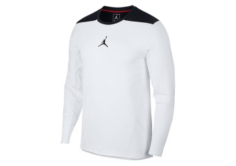 NIKE AIR JORDAN ULTIMATE FLIGHT SHOOTING SHIRT WHITE