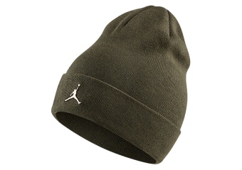 NIKE AIR JORDAN CUFFED BEANIE OLIVE CANVAS