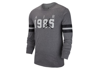 NIKE AIR JORDAN SPORTSWEAR FA BRAND 6 TEE CARBON HEATHER