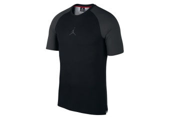 NIKE AIR JORDAN DRY 23 APLHA PRINT TOP BLACK