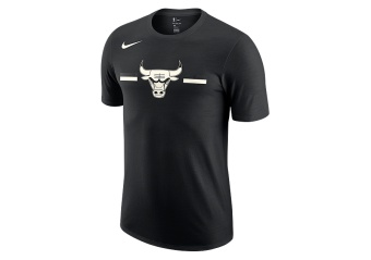 NIKE NBA CHICAGO BULLS LOGO DRY TEE BLACK