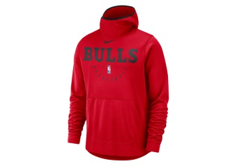 NIKE NBA CHICAGO BULLS SPOTLIGHT HOODIE UNIVERSITY RED