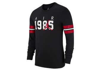 NIKE AIR JORDAN SPORTSWEAR FA BRAND 6 TEE BLACK