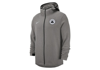 NIKE NBA BOSTON CELTICS SHOWTIME DRY HOODIE BLACK HEATHER