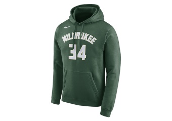 NIKE NBA MILWAUKEE BUCKS GIANNIS ANTETOKOUNMPO HOODIE FIR