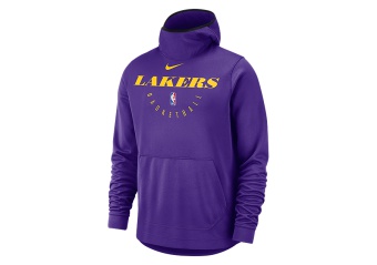 NIKE NBA LOS ANGELES LAKERS SPOTLIGHT HOODIE FIELD PURPLE