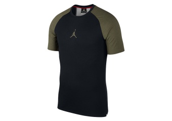 NIKE AIR JORDAN DRY 23 APLHA PRINT TOP BLACK OLIVE CANVAS