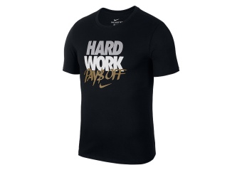 NIKE HARD WORK DRY TEE BLACK