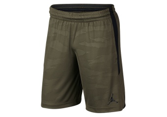 NIKE AIR JORDAN 23 ALPHA DRY KNIT PRINT SHORTS OLIVE CANVAS