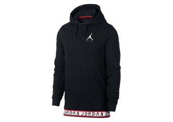 NIKE AIR JORDAN JUMPMAN AIR HBR HOODIE BLACK