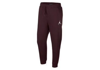 NIKE AIR JORDAN JUMPMAN FLEECE PANTS BURGUNDY CRUSH