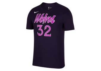 NIKE NBA MINNESOTA TIMBERWOLVES KARL-ANTHONY TOWNS DRY TEE PURPLE DYNASTY