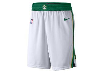 NIKE NBA BOSTON CELTICS SWINGMAN SHORTS WHITE