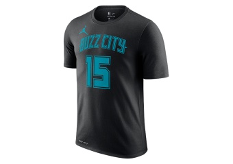NIKE AIR JORDAN NBA CHARLOTTE HORNETS DRY TEE BLACK