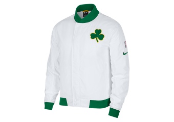 NIKE NBA BOSTON CELTICS COURTSIDE JACKET WHITE