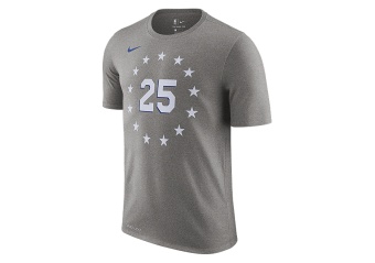 NIKE NBA PHILADELPHIA 76ERS BEN SIMMONS DRY TEE DARK GREY HEATHER