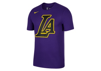 NIKE NBA LOS ANGELES LAKERS DRY TEE COURT PURPLE