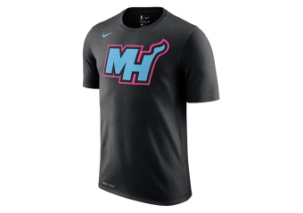 NIKE NBA MIAMI HEAT DRY TEE BLACK