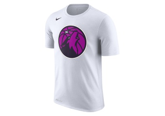 NIKE NBA MINNESOTA TIMBERWOLVES DRY TEE WHITE