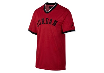 NIKE AIR JORDAN JUMPMAN AIR MESH JERSEY GYM RED