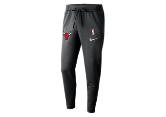 NIKE NBA CHICAGO BULLS THERMAFLEX SHOWTIME PANTS BLACK