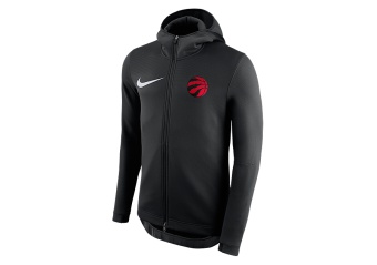 NIKE NBA TORONTO RAPTORS THERMA FLEX SHOWTIME HOODIE BLACK