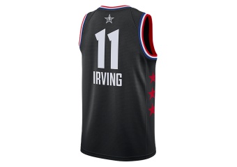 NIKE AIR JORDAN NBA ALL STAR WEEKEND 2019 KYRIE IRVING SWINGMAN JERSEY BLACK