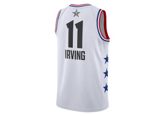 NIKE AIR JORDAN NBA ALL STAR WEEKEND 2019 LEBRON KYRIE IRVING JERSEY WHITE