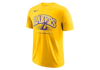 NIKE NBA LOS ANGELES LAKERS CREST DRY TEE AMARILLO
