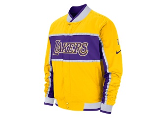 NIKE NBA LOS ANGELES LAKERS COURTSIDE ICON JACKET AMARILLO