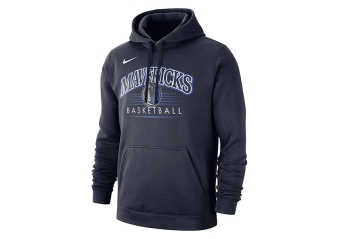 NIKE NBA DALLAS MAVERICKS CREST HOODY COLLEGE NAVY