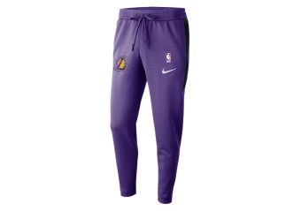 NIKE NBA LOS ANGELES LAKERS THERMAFLEX SHOWTIME PANTS FIELD PURPLE