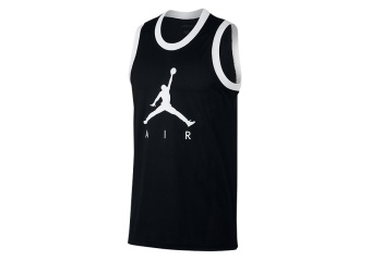 NIKE AIR JORDAN SPORTSWEAR JUMPMAN MESH JERSEY BLACK