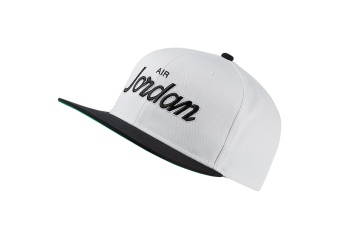 NIKE AIR JORDAN PRO SCRIPT CAP WHITE