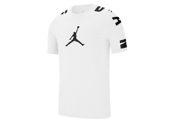 NIKE AIR JORDAN SPORTSWEAR STRETCH 23 TEE WHITE