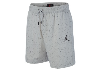 NIKE AIR JORDAN JUMPMAN CEMENT POOLSIDE SHORTS LIGHT SMOKE GREY