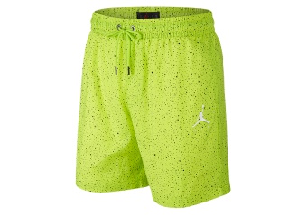 NIKE AIR JORDAN JUMPMAN CEMENT POOLSIDE SHORTS CYBER