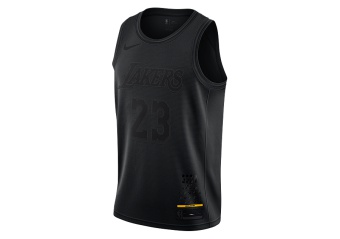 NIKE NBA MVP LOS ANGELES LAKERS LEBRON JAMES JERSEY BLACK