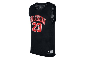 NIKE AIR JORDAN DNA DISTORTED JERSEY BLACK