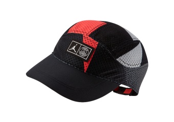 NIKE AIR JORDAN PSG PARIS SAINT-GERMAIN TAILWIND CAP BLACK