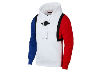 NIKE AIR JORDAN DNA PULLOVER HOODIE WHITE