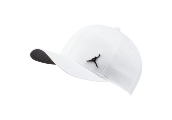 NIKE AIR JORDAN CLASSIC99 METAL JUMPMAN HAT WHITE