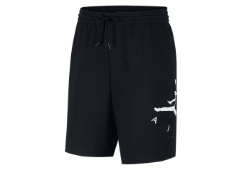 NIKE AIR JORDAN JUMPMAN AIR GFX FLEECE SHORTS BLACK