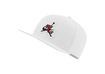 NIKE AIR JORDAN PRO JUMPMAN CLASSICS HAT WHITE