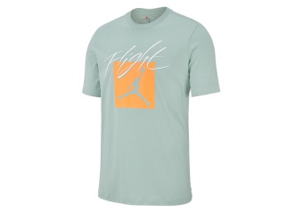 NIKE AIR JORDAN JUMPMAN FLIGHT CREW TEE QUARTZ PATINA